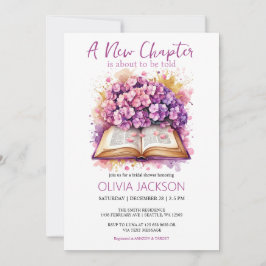 Nytt kapitel börjar Inbjudningskort för möhippan