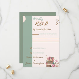 Nytt kapitel börjar RSVP-kort Spara Datumet