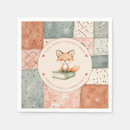 Nytt kapitel börjar Storybook Baby Shower Pappersservett
