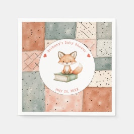 Nytt kapitel börjar Storybook Baby Shower Pappersservett