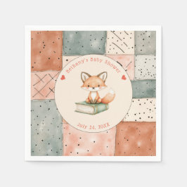 Nytt kapitel börjar Storybook Baby Shower Pappersservett