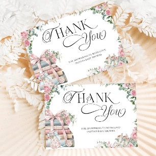 Nytt kapitel Storybook Baby Shower-Tack Kort