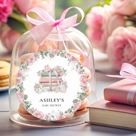 Nytt kapitel Storybook-Blommigt, babyvisningsprogr Runt Klistermärke