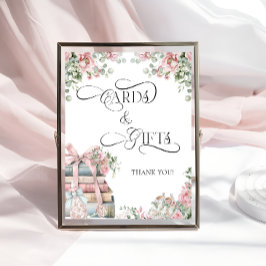 Nytt kapitel Storybook Bow-kort och Blommigtar Poster