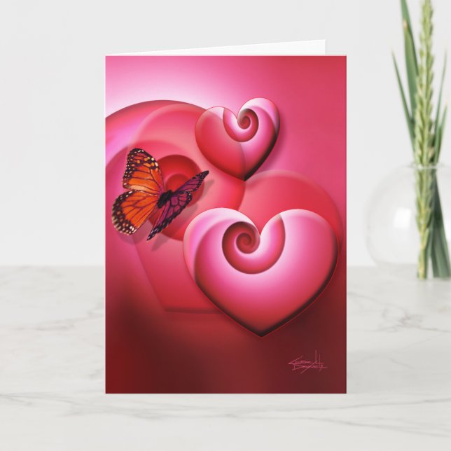 Nytt Kärlek Valentine Card Helgkort (Framsida)