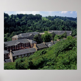 Nytt Lanark Scotland-vykort Poster