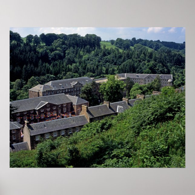 Nytt Lanark Scotland-vykort Poster (Framsidan)