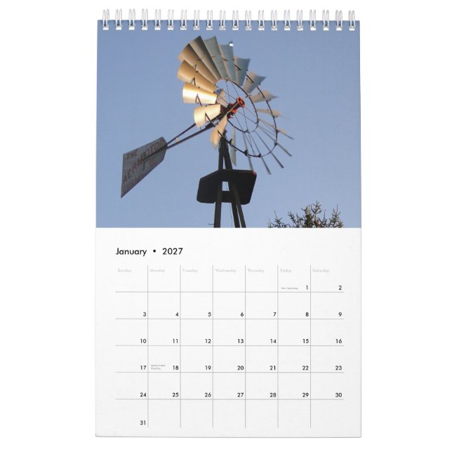 Nytt! Lantgård & fält av Preble County Ohio foto Kalender (Jan 2027)