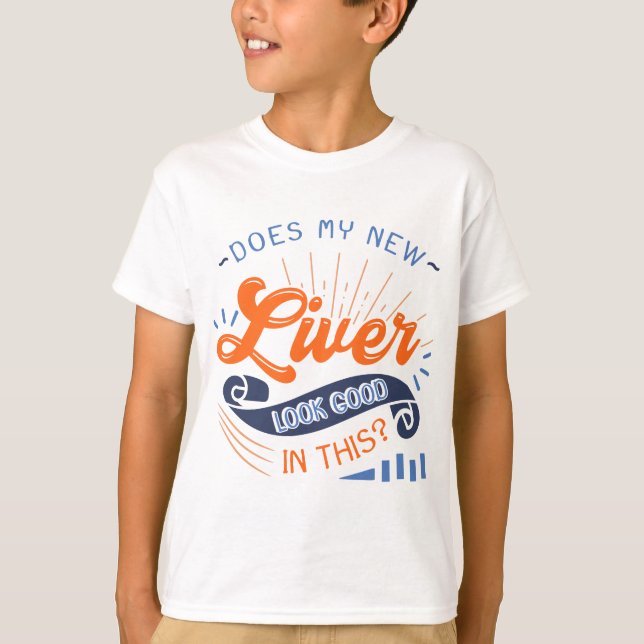Nytt levertransplantat Levertransplantat Levertran T Shirt (Framsida)