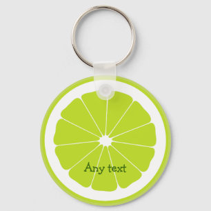 Nytt limefrukttema Keychains Nyckelring