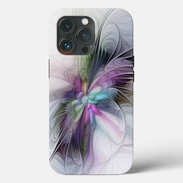 Nytt liv, färglös Abstrakt Fractal Art Fantasy (Baksida )