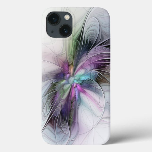 Nytt liv, färglös Abstrakt Fractal Art Fantasy (Baksida)