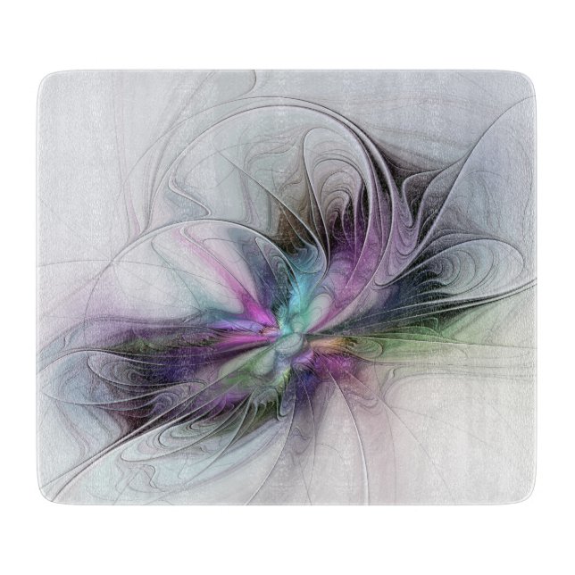 Nytt liv, färglös Abstrakt Fractal Art Fantasy (Framsidan)