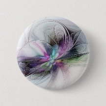 Nytt liv, färglös Abstrakt Fractal Art Fantasy
