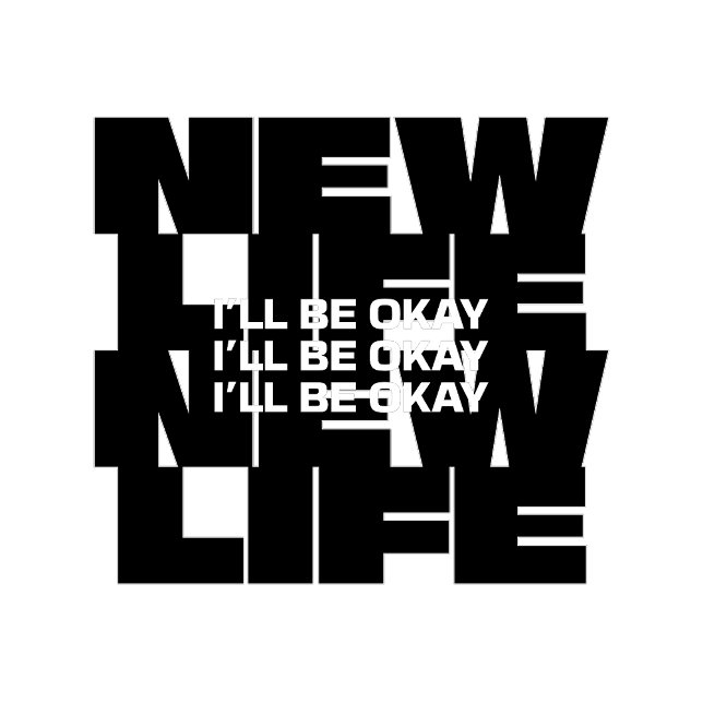 Nytt liv - jag klarar mig | Avslappnad T-shirt (Skapare uppladdad)