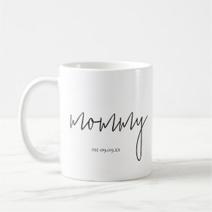 Nytt mamma-datum Baby Namn Mamma Kaffemugg