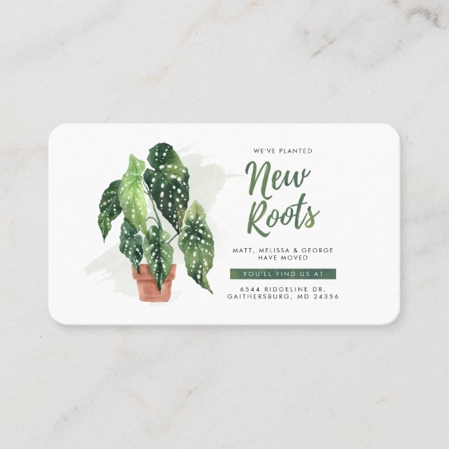 Nytt meddelande om Chic av ny Vi har flyttat Flytt (Framsida)