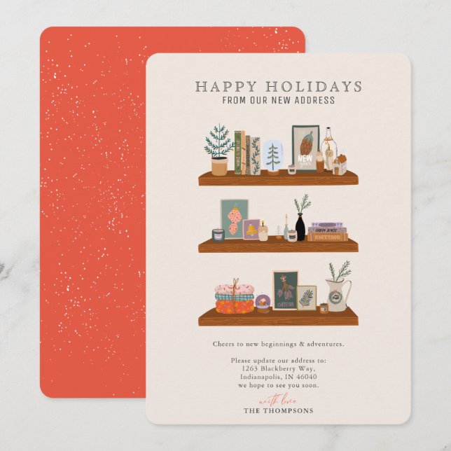 Nytt meddelande om Flytta av Helgdagar i hemmet Sh (Fram/baksida)