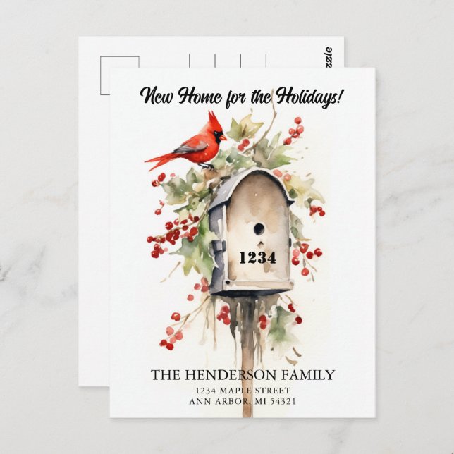 Nytt meddelande om Flytta på hemmaplan för Helgdag Vykort (Fram/baksida)