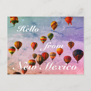 Nytt - mexico färgrika luftballonger vykort