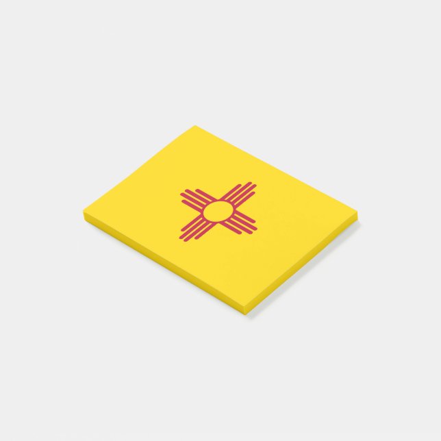 Nytt - mexico flagga post-it block (Vinklad)