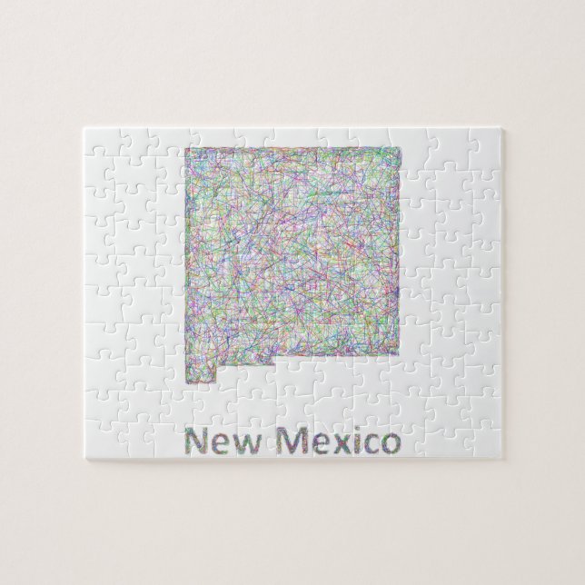Nytt - mexico karta pussel (Horisontell)