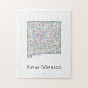Nytt - mexico karta pussel