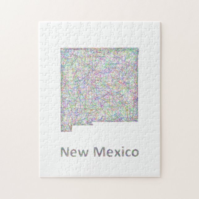 Nytt - mexico karta pussel (Vertikal)