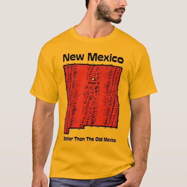 Nytt - mexico NM Motto~ som är bättre än den T-shirt (Framsida)