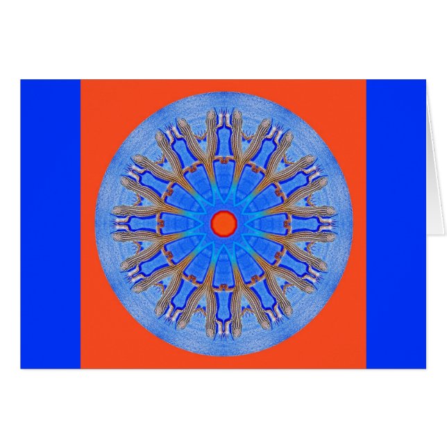 Nytt - mexico ödla hälsningskort (Framsidan Horizontal)