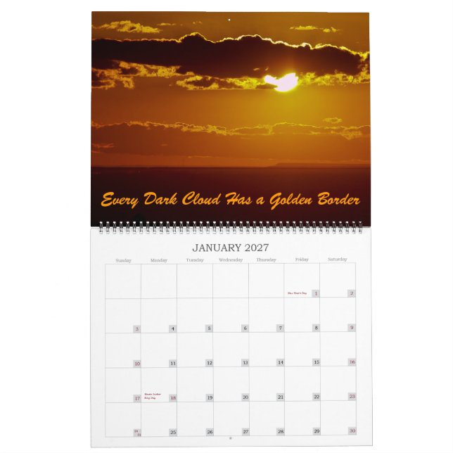 Nytt - mexico solnedgångar kalender (Jan 2027)