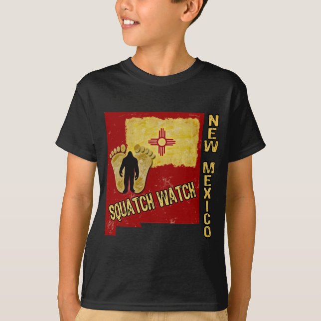Nytt - mexico Squatch klocka T-shirt (Framsida)