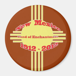 Nytt - mexico - Zia hundraårsjubileumfirande Magnet