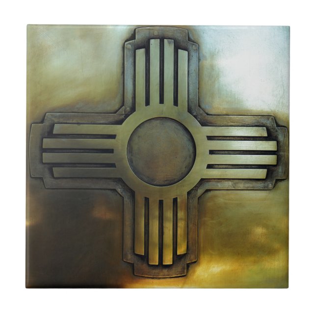 Nytt - mexico Zia Kakelplatta (Framsidan)