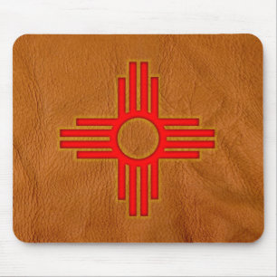 Nytt - mexico Zia solsymbol Musmatta