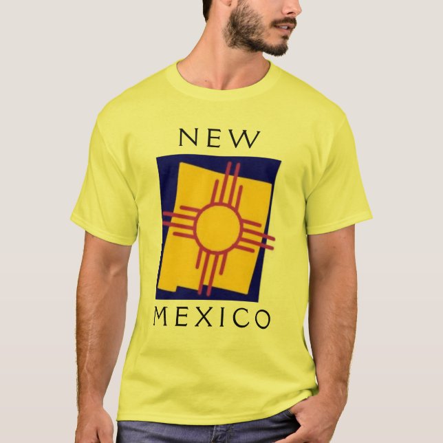 Nytt - mexico Zia/statlig Tshirt T-shirt (Framsida)