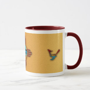 Nytt - mexico Zia Sunface Mugg