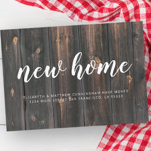 Nytt, modernt, enkelt Land Rustic Wood Meddelande