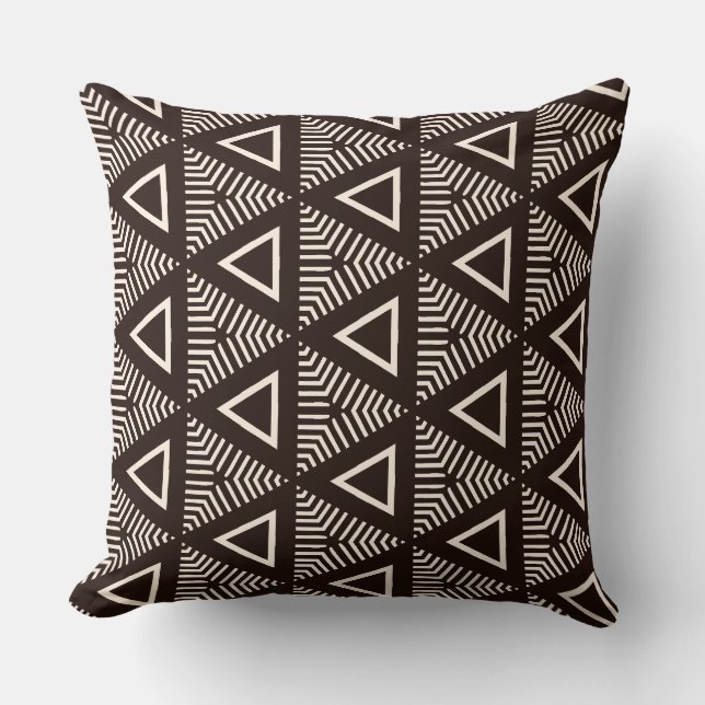 Nytt modernt mudcloth-design kudde (Framsida)