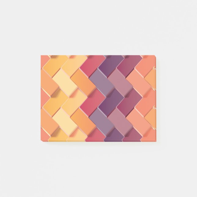 Nytt Mönster Skapande 4 Post-it Block (Framsida)