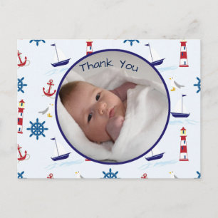 Nytt Nautiskt pojke-meddelande Meddelande Vykort