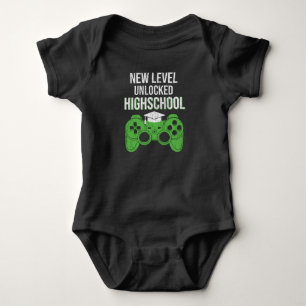 Nytt Nivå Upplåst Gymnasieelev Gamer Present T Shirt