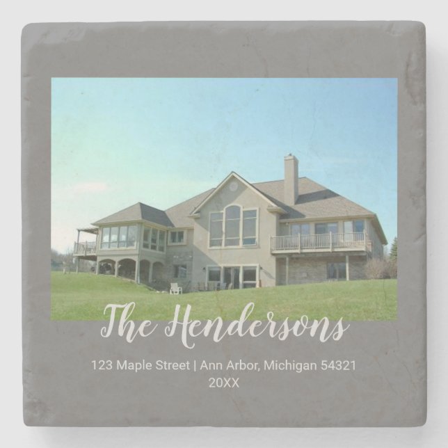 Nytt nyckelfoto för hemfamiljen stenunderlägg (Framsidan)