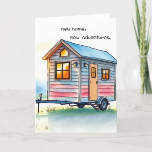 Nytt nytt Äventyr i hemmet Tiny House på Hjul Meddelande