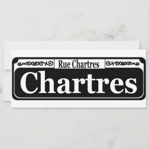 Nytt Orleans Chartres St-tecken