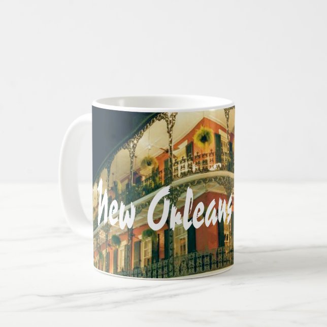 Nytt Orleans-Fransk kvartal Kaffemugg (Framsida vänster)