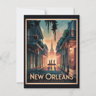 Nytt Orleans-Fransk kvartal Vykort