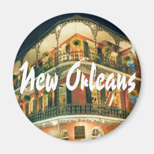 Nytt Orleans Fransk Kvartalskorn Magnet