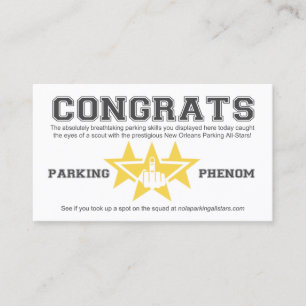 Nytt Orleans Parking All-Stars-kurskort