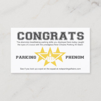 Nytt Orleans Parking All-Stars-kurskort